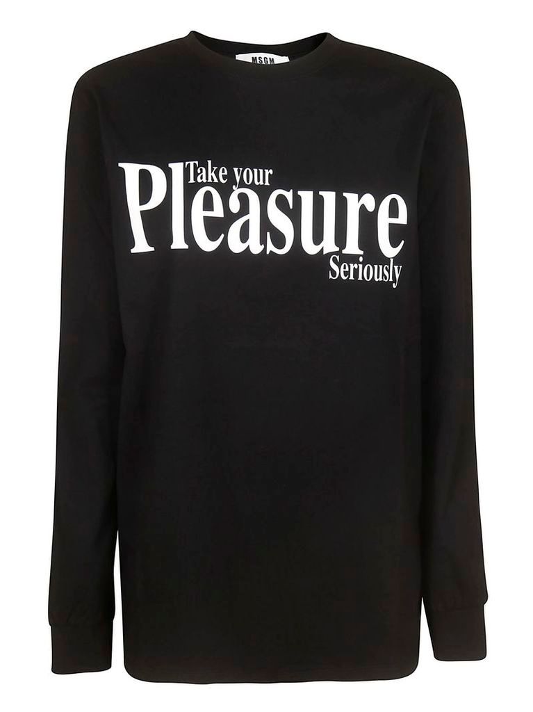 MSGM Take Your Pleasure Seriously T-shirt