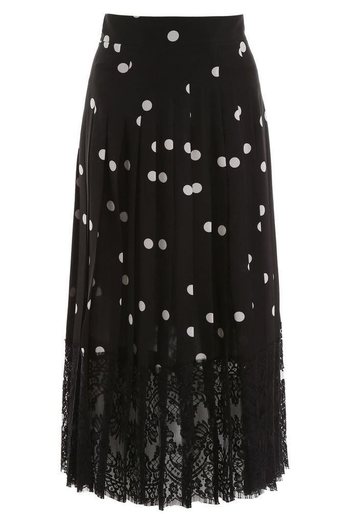 Dolce & Gabbana Polka Dots Midi Skirt