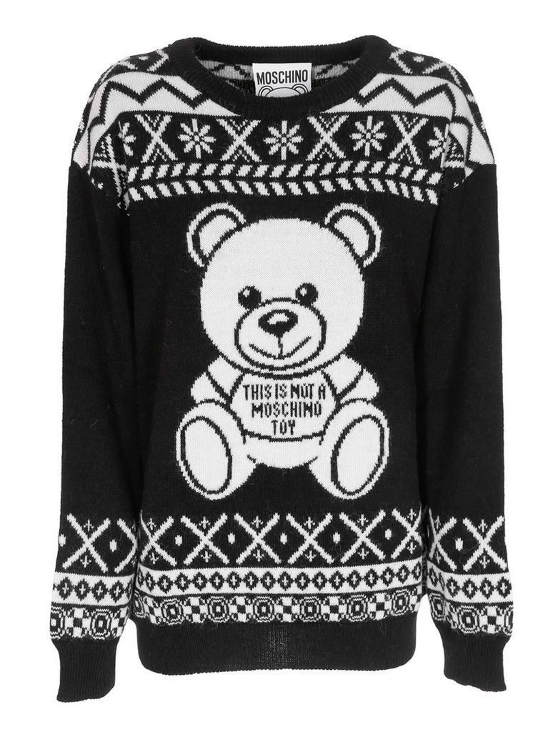 Moschino This Is Not A Toy Knit Sweater
