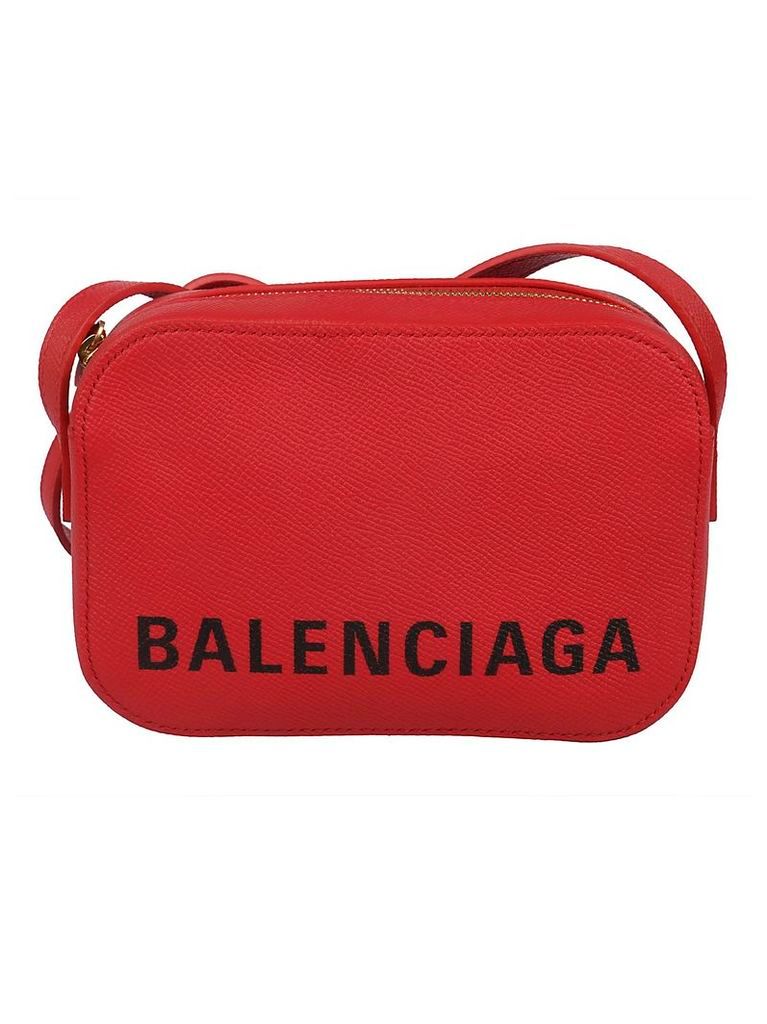 Balenciaga Souvenir Logo Print Shoulder Bag