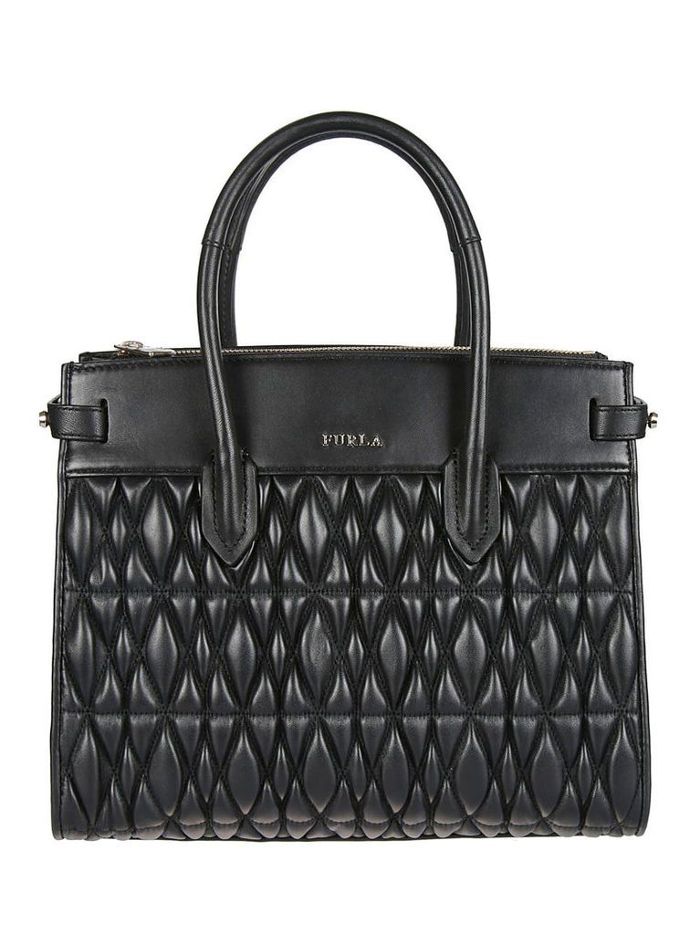 Furla M Pin Quilted Tote
