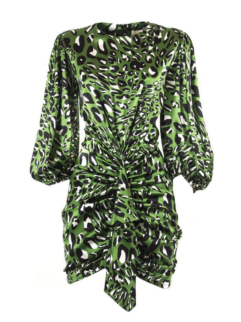 Alexandre Vauthier Green Silk Blend Dress
