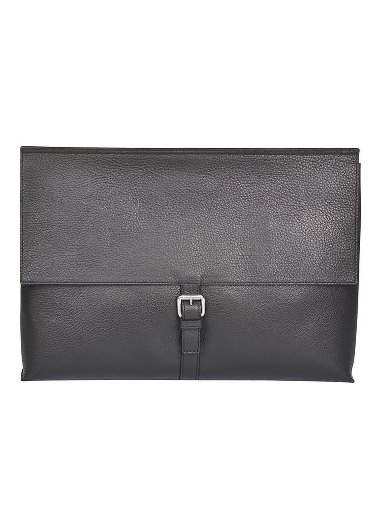 Orciani Buckle-detailed Clutch