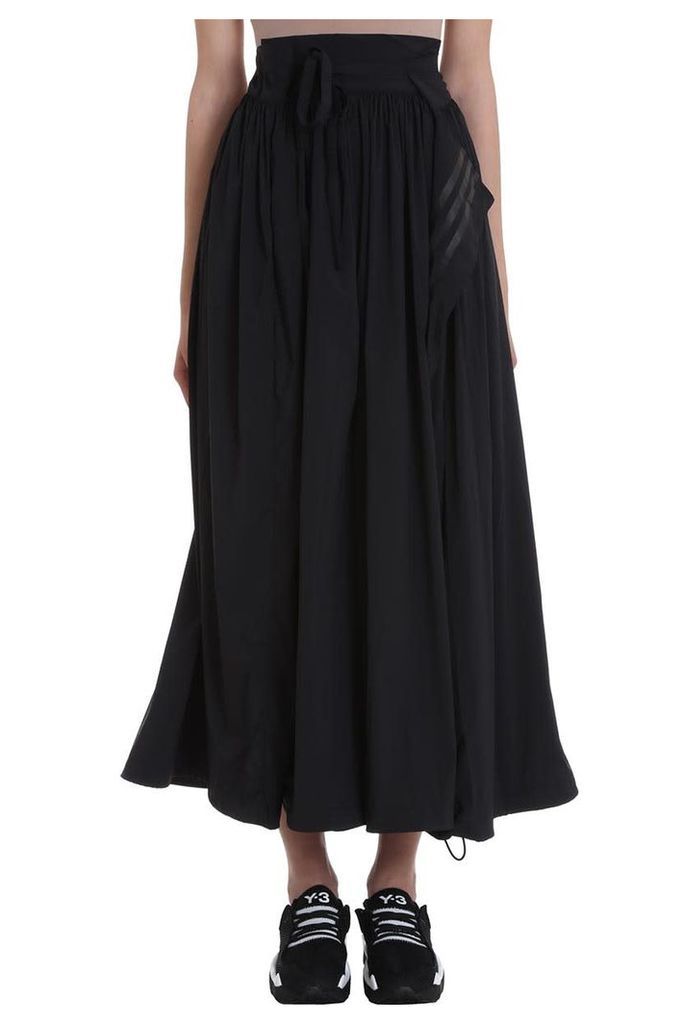 Y-3 Black Nylon Skirt