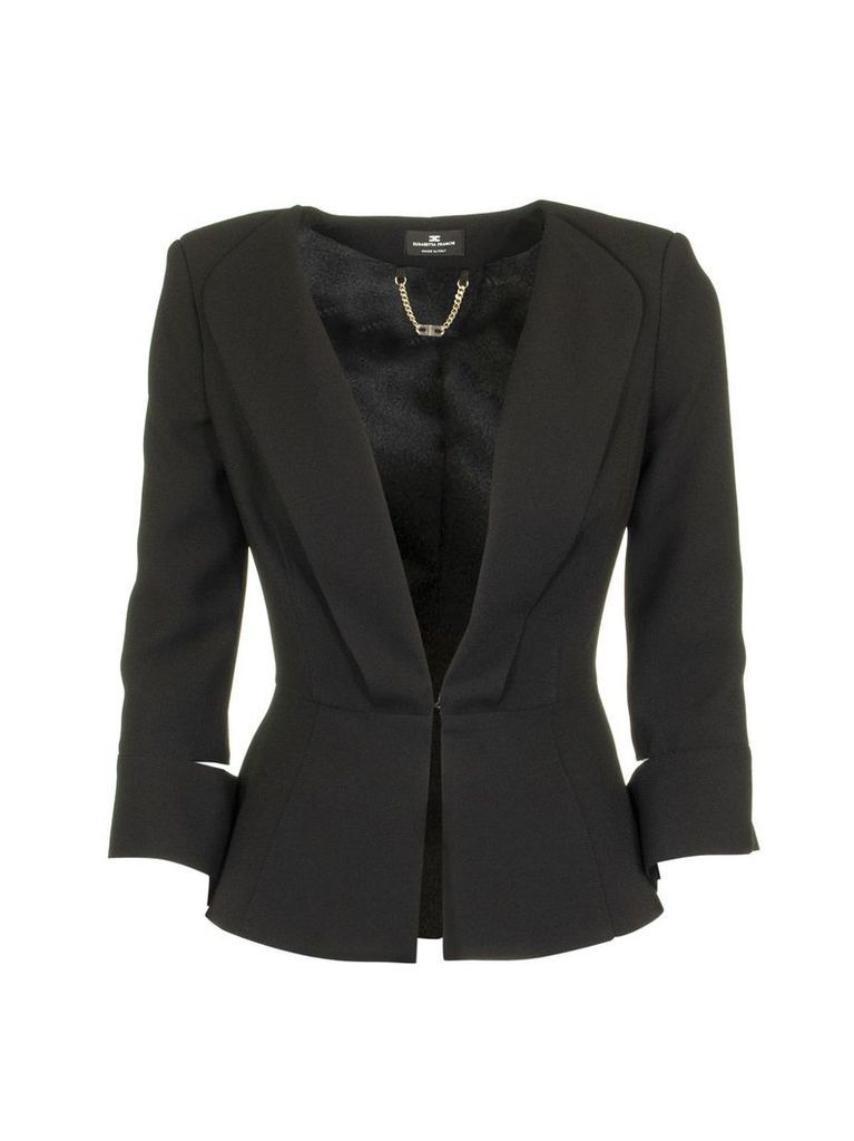 Jacket With Slits On The Sleeves