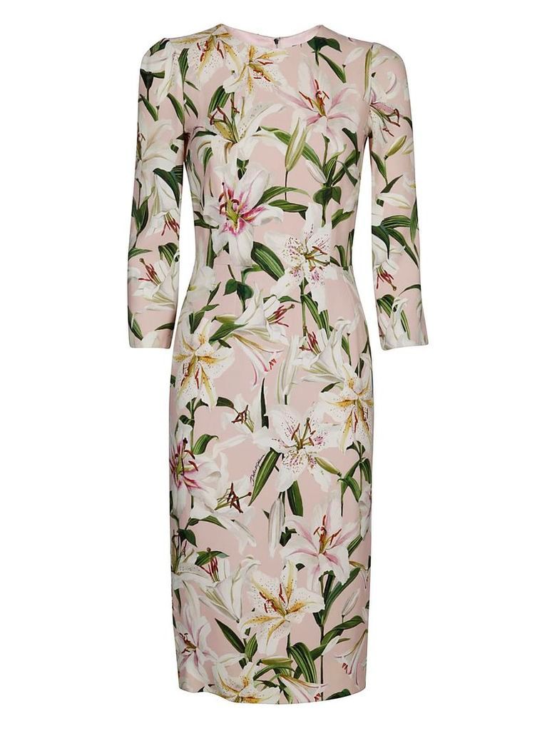 Dolce & Gabbana Floral Print Midi Dress