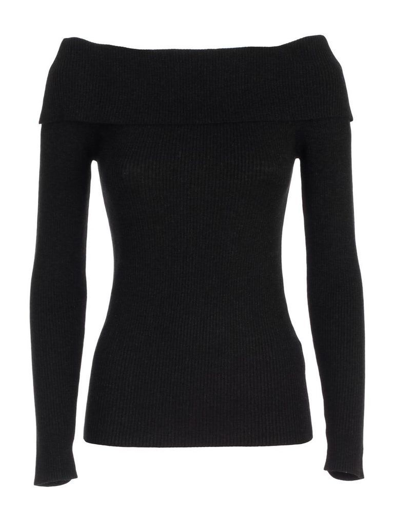 Parosh Sweater L/s Bare Shoulders Lurex