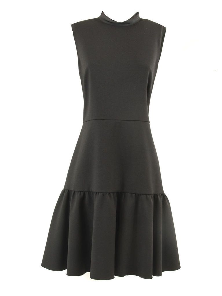 RED Valentino Long Dress In Black Fabric