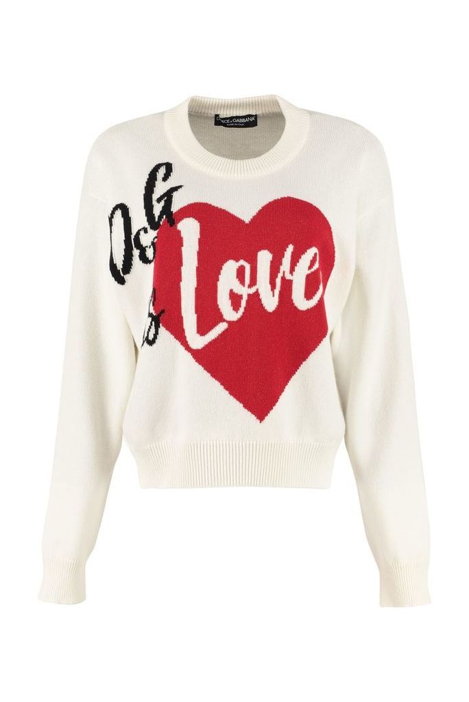 Dolce & Gabbana Intarsia Cashmere Sweater