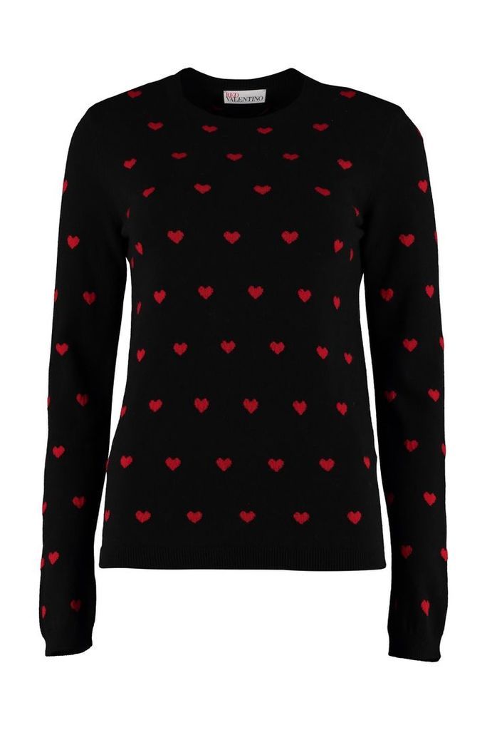 RED Valentino Wool Crew-neck Pullover