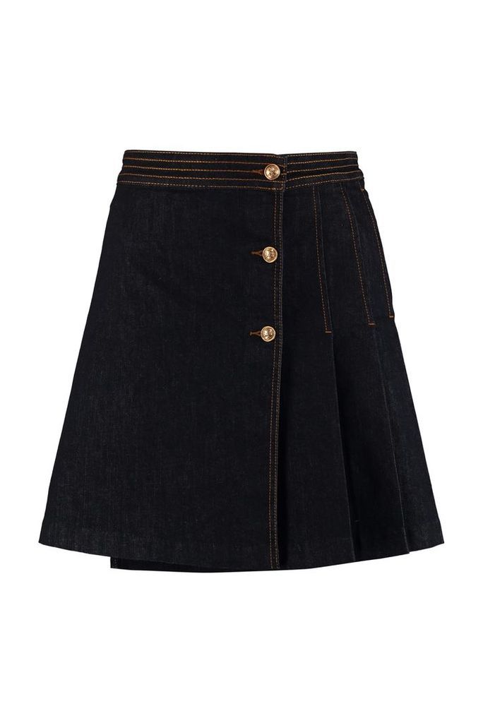 Tory Burch Asymmetric Mini Skirt