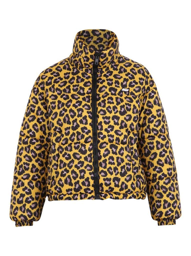 MSGM Leopard Print Padded Jacket