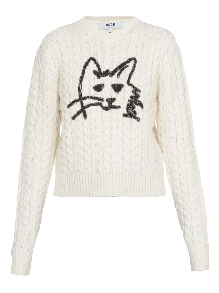 MSGM Sweater With Print