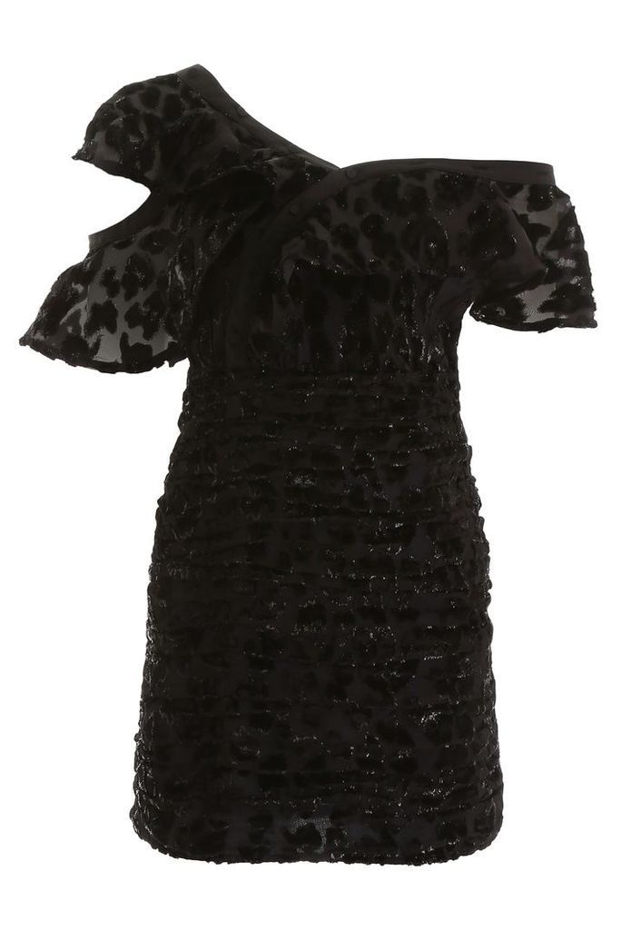 Devore Leopard Mini Dress