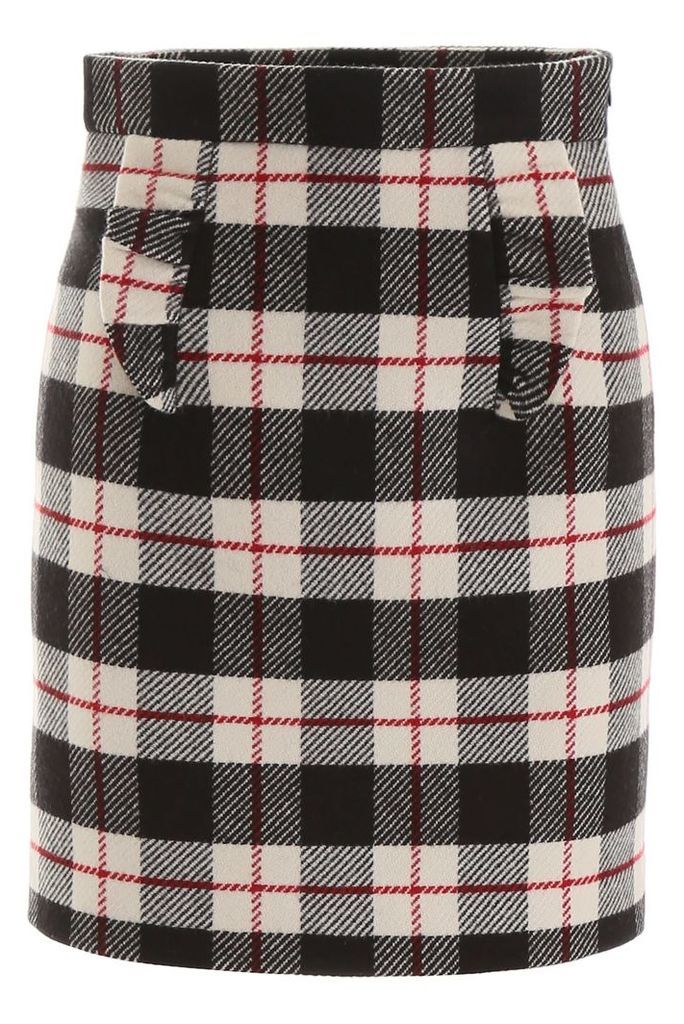Miu Miu Tartan Mini Skirt