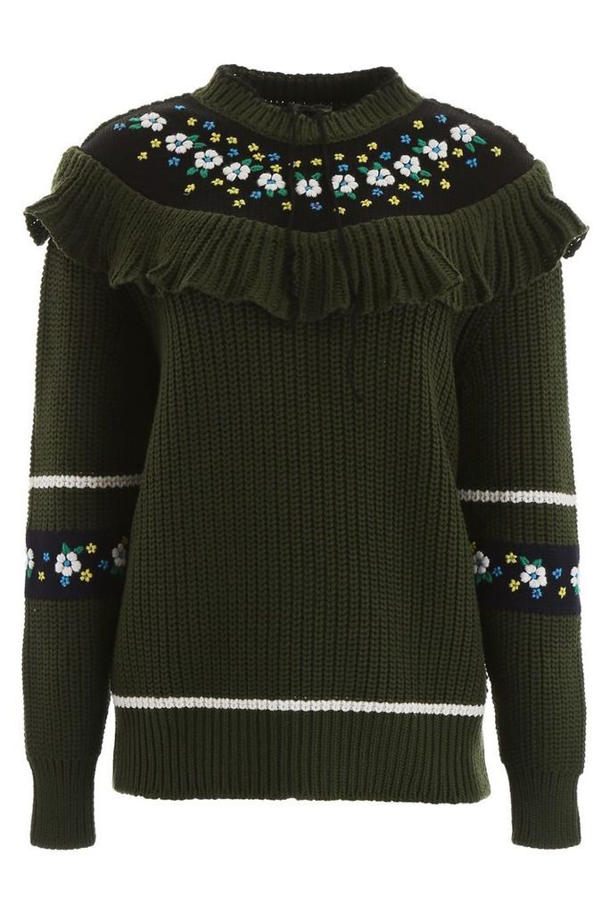 Miu Miu Pullover With Embroidery