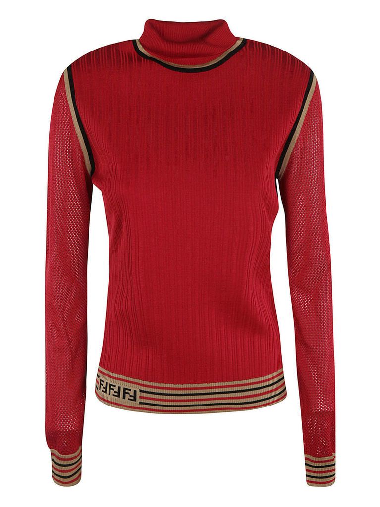 Fendi Silk Ribs Sweater