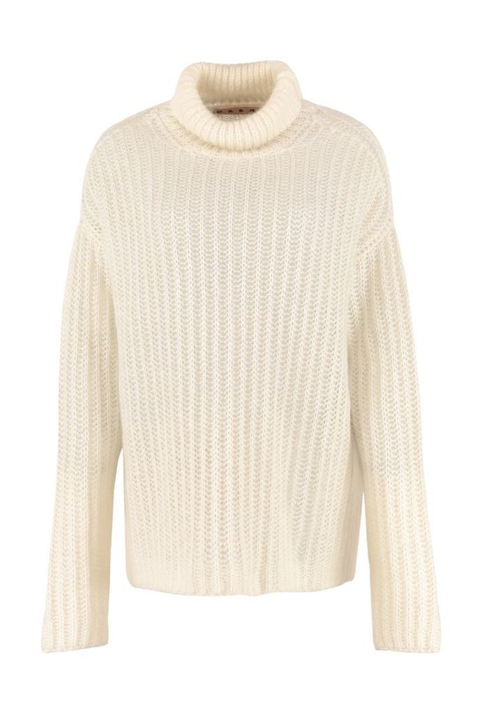 Marni Ribbed Turtleneck Sweater