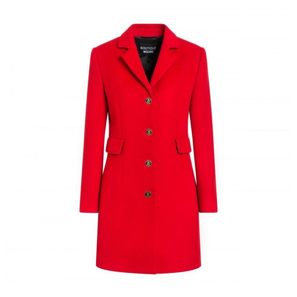 Boutique Moschino Wool Blend Coat