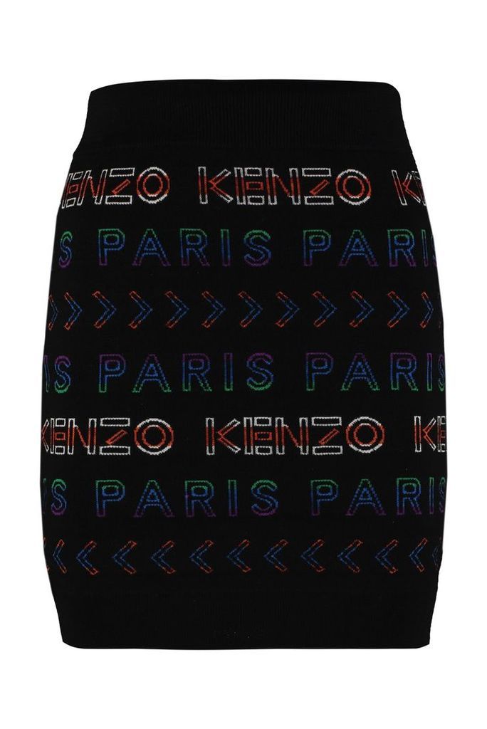 Kenzo Jacquard Knit Skirt