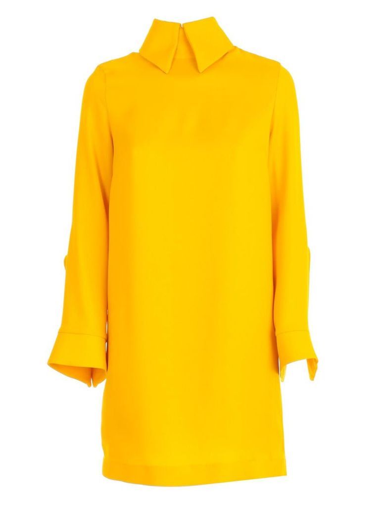 SEMICOUTURE Dress L/s Over Shirt Collar