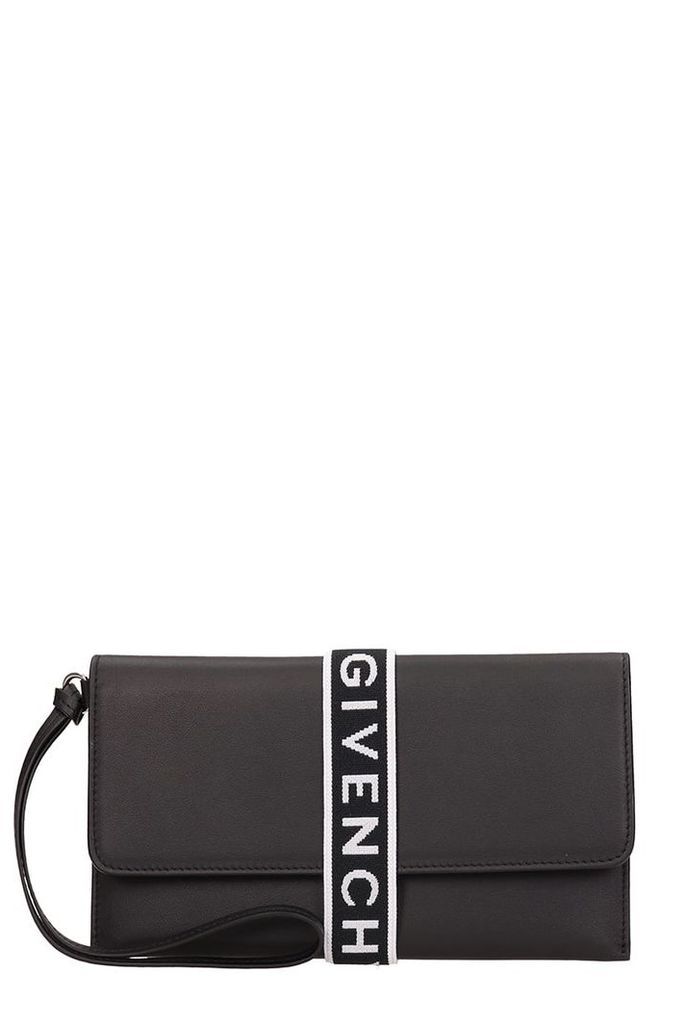 Givenchy Black Leather Urban Clutch Bag