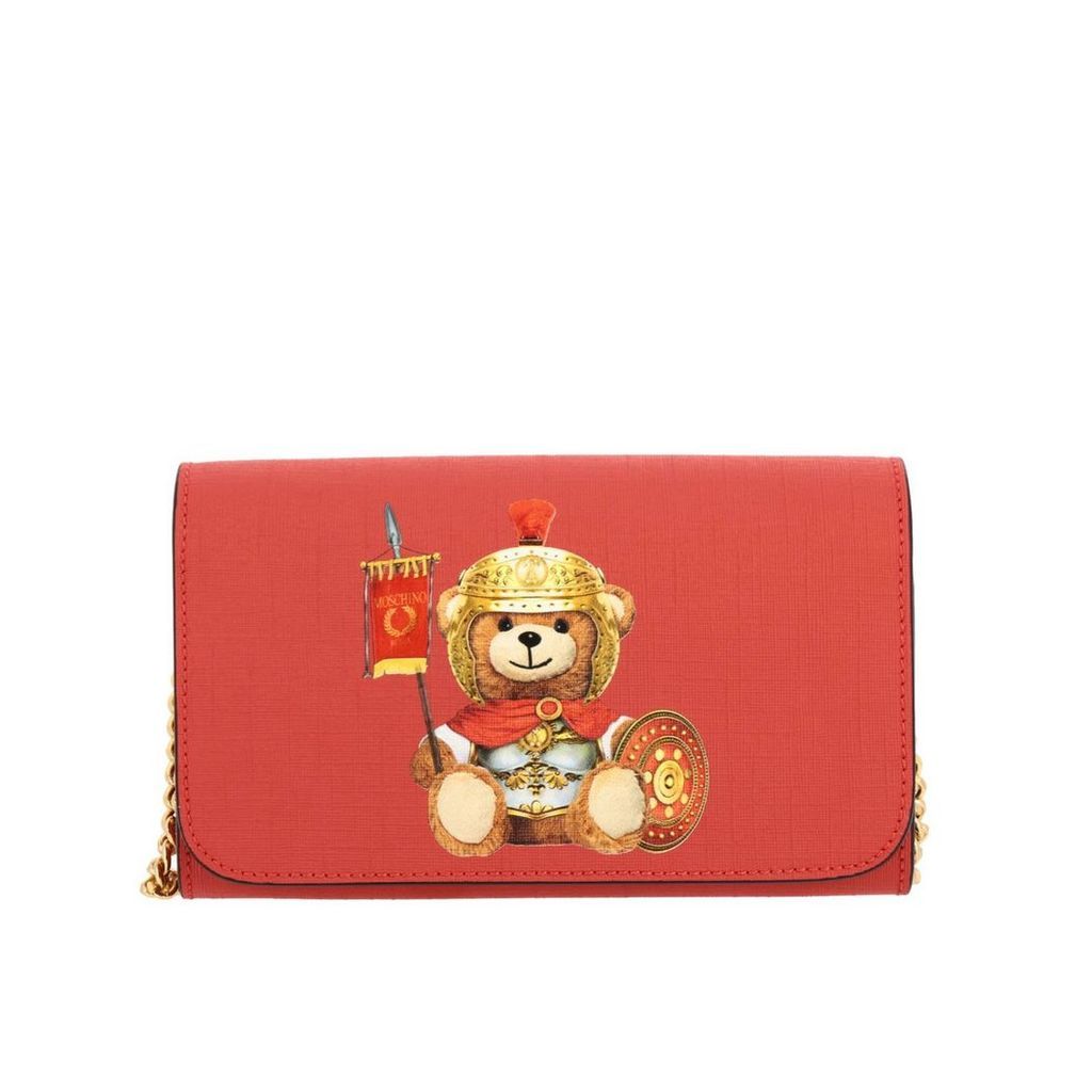 Moschino Couture Mini Bag Moschino Couture Shoulder Bag In Synthetic Leather With Gladiator Teddy Print