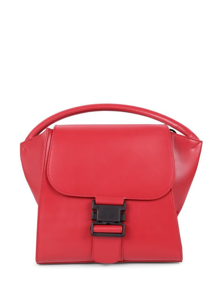 Zucca Red Buckled Bag M