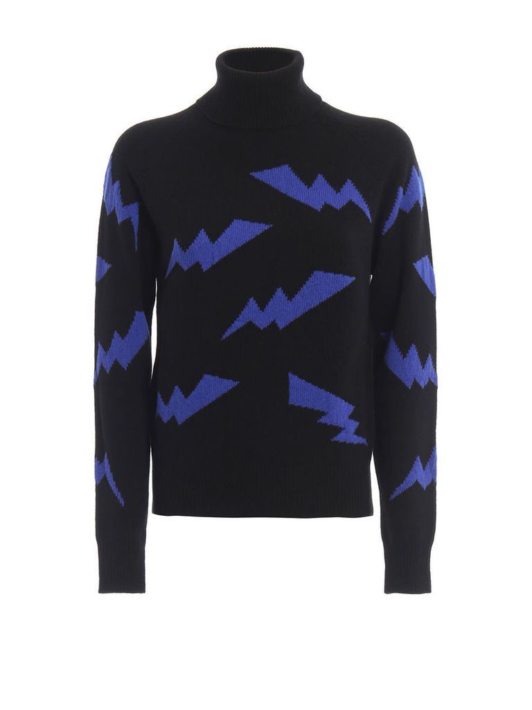 Parosh Lightning Turtleneck Sweater