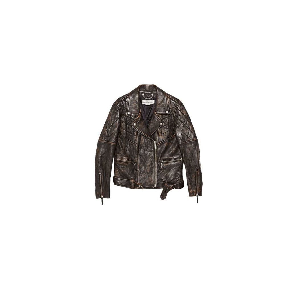 Golden Goose Yasu Leather Studded Jacket/chiodo Yasu