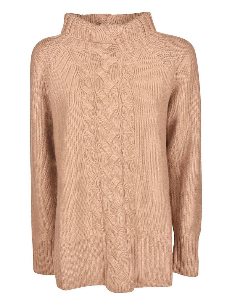 S Max Mara Round Neck Embroidered Front Jumper