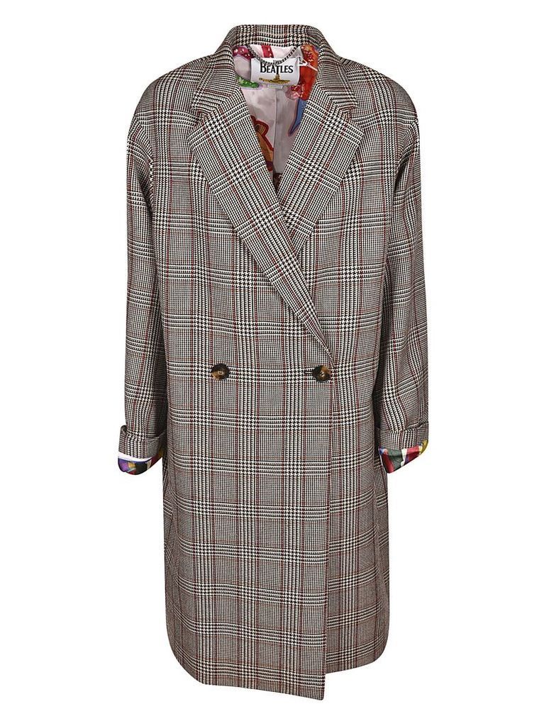 Stella McCartney Prince Of Whales Checked Coat
