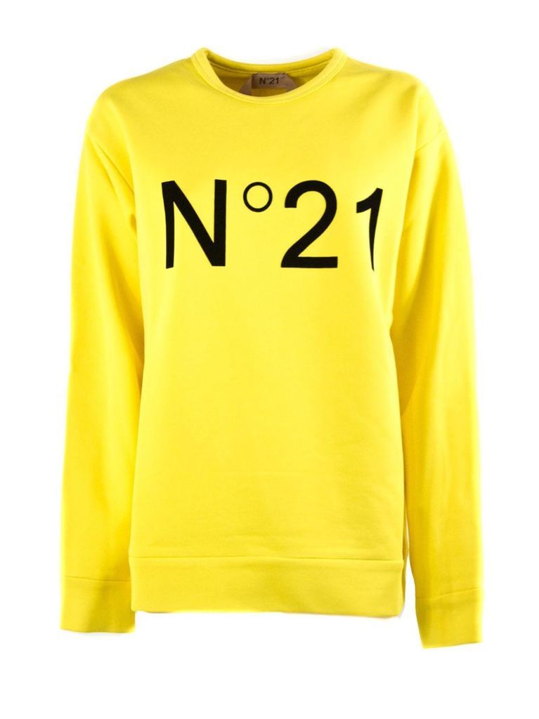 N.21 Yellow Cotton Sweatshirt