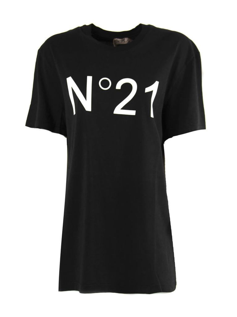 N.21 Black Cotton T-shirt