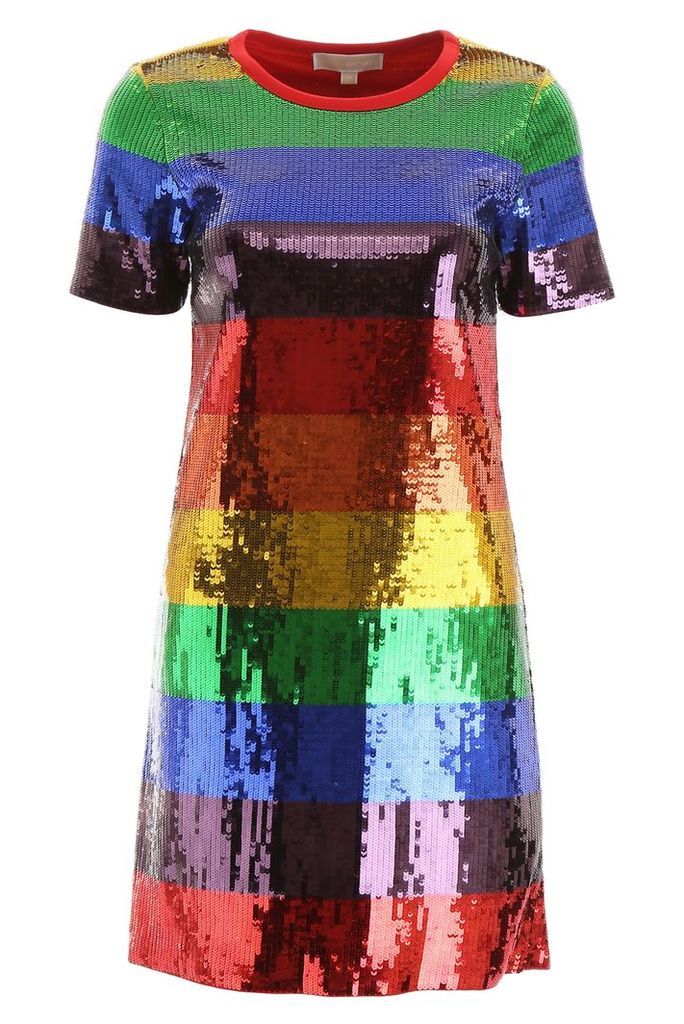 Multicolor Sequin Mini Dress