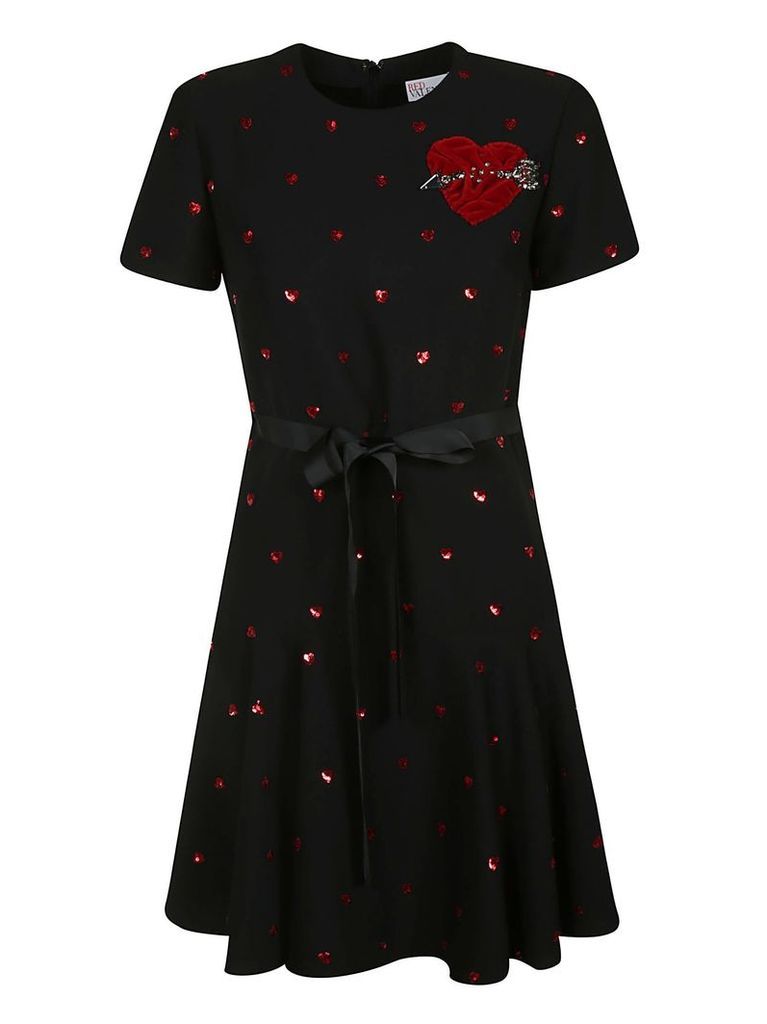 RED Valentino Sequined Heart Dress