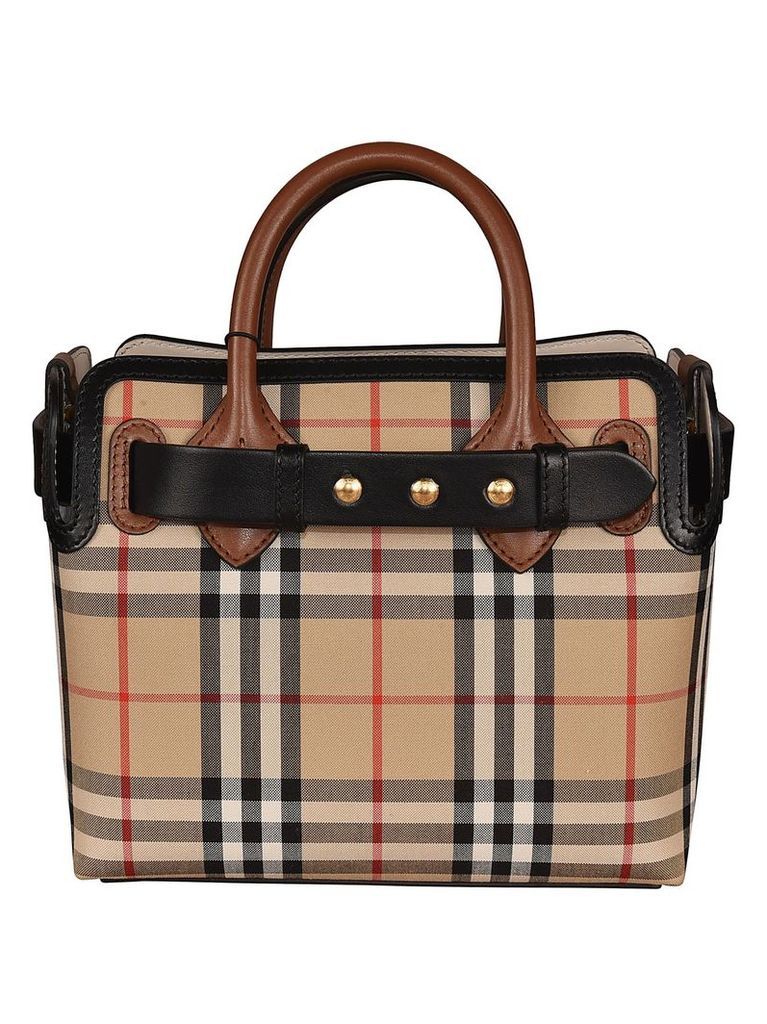 Burberry Baby Belt Checked Tote