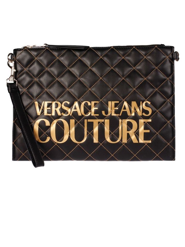 Versace Jeans Couture Macro Logo Clutch