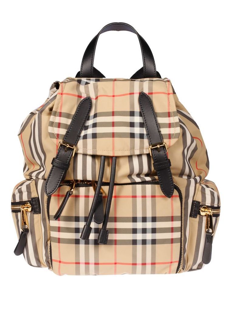 Burberry Medium Checked Backpack