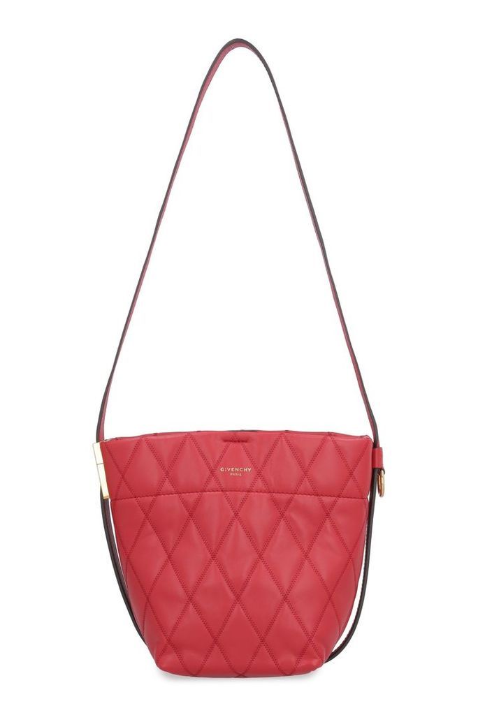 Quilted Leather Gv Bucket Bag