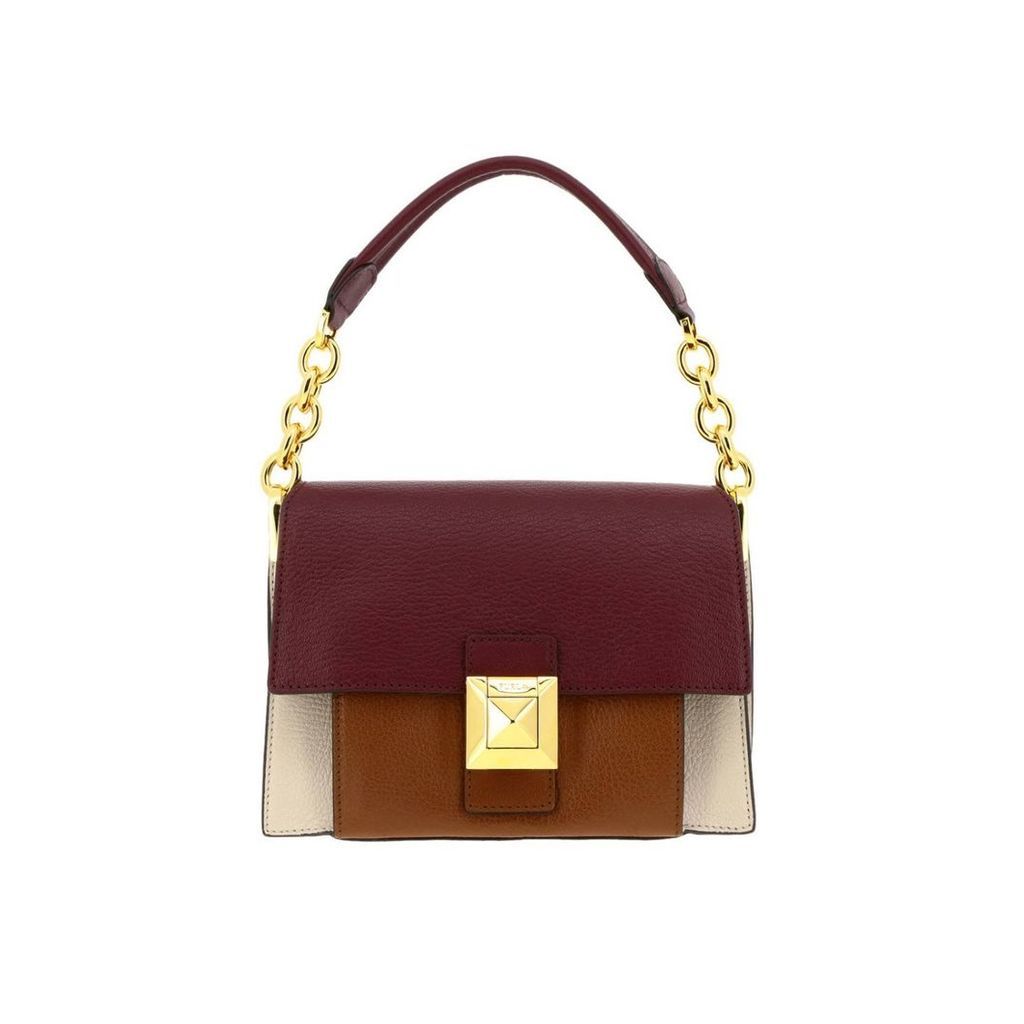 Furla Mini Bag Diva Furla Small Bag In Tricolor Leather With Handle And Shoulder Strap