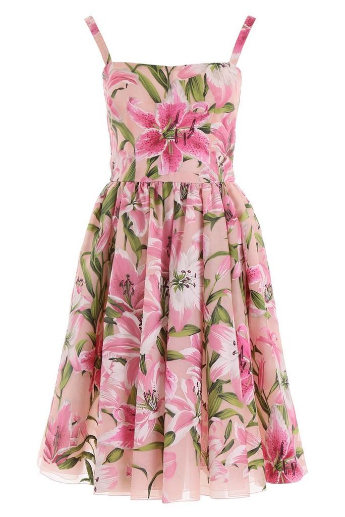 Dolce & Gabbana Lily Print Dress