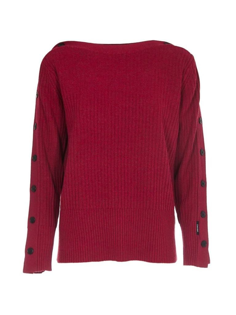 Calvin Klein Bordeaux Wool Sweater