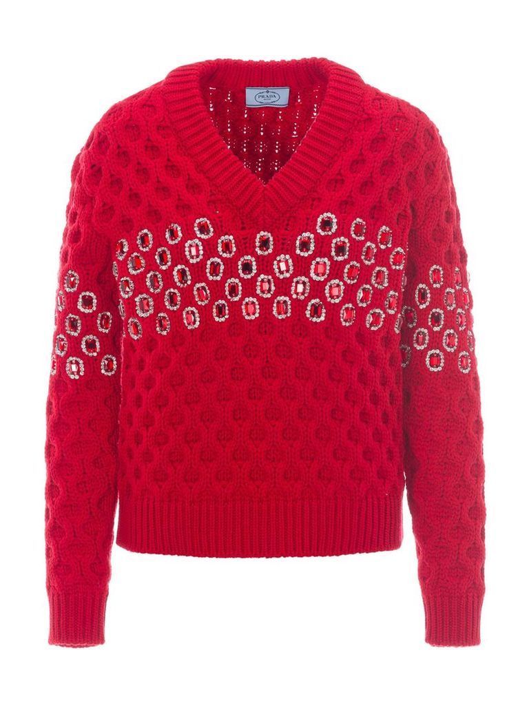 Jewelled Knitted Jumper