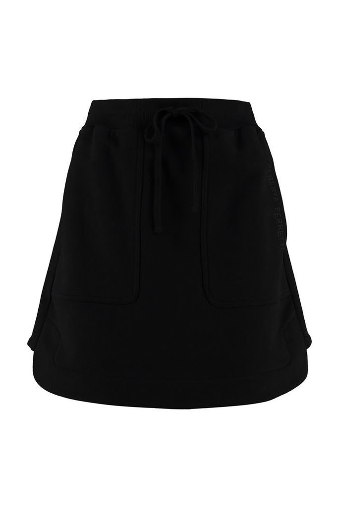 Alberta Ferretti Cotton Mini Skirt