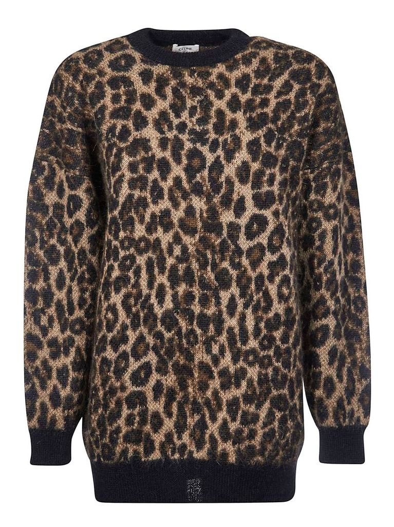Celine Animal Print Sweater