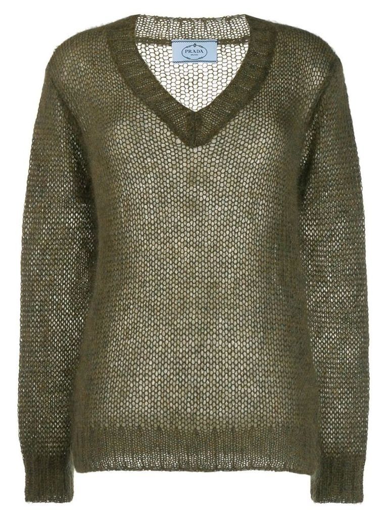 Prada V Neck Sweater