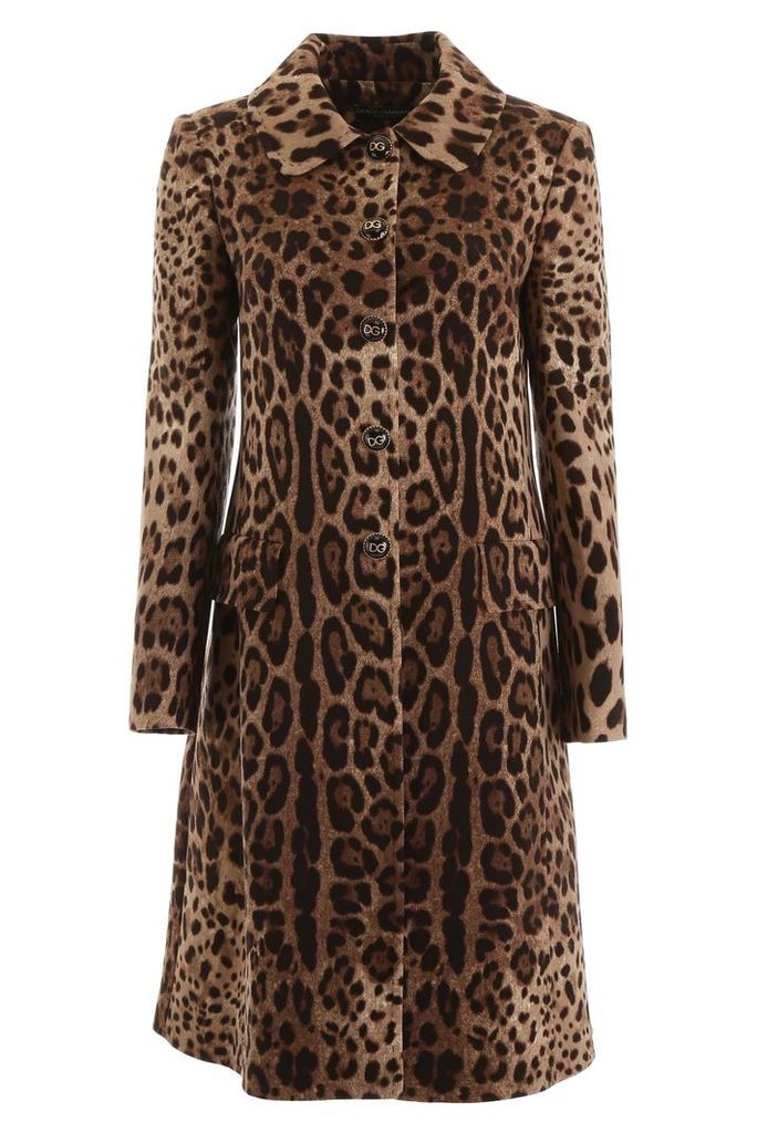 Dolce & Gabbana Leopard-printed Coat