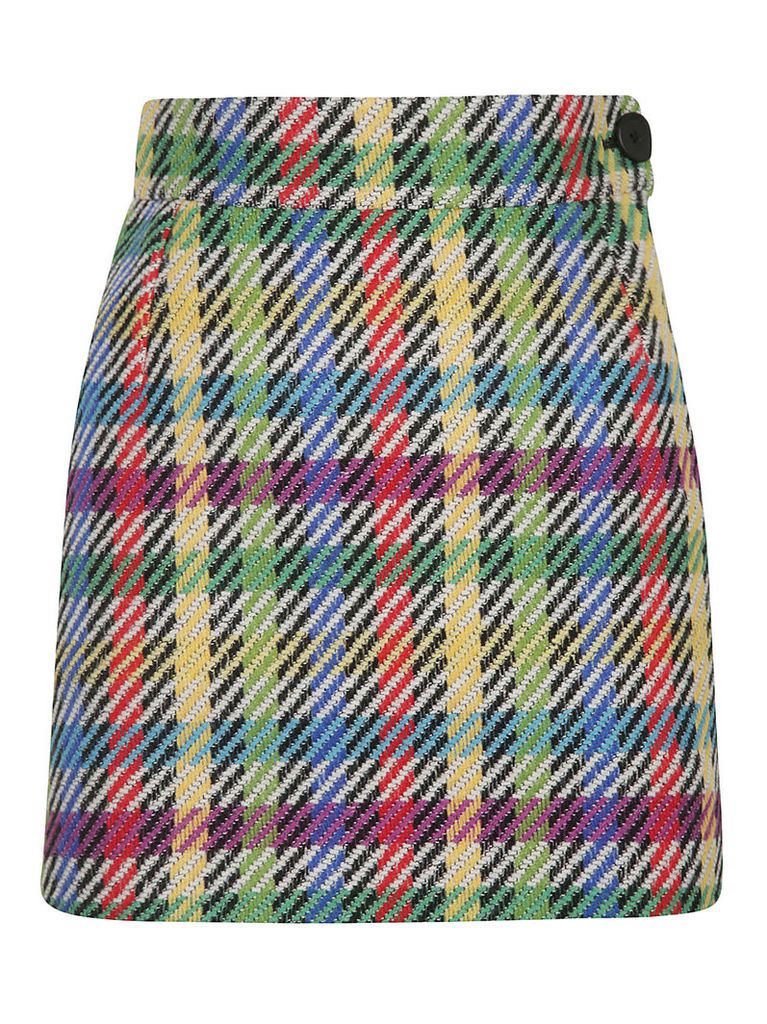 The Attico Patterned Skirt