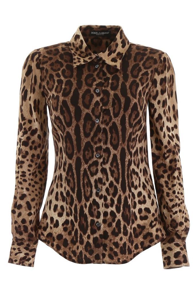 Dolce & Gabbana Leopard-printed Shirt